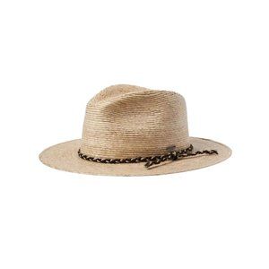 Brixton Messer Western Straw Fedora Hat
